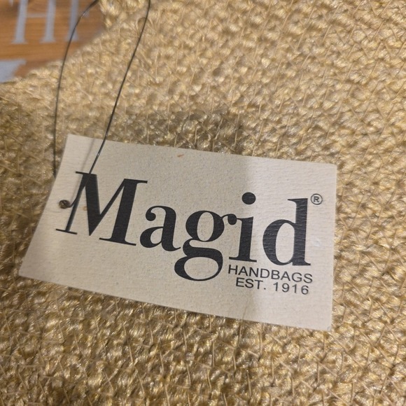 NEW Magid Round Boho Spring Summer Purse Handbag Summer Bag Beach Bag‎ Vacation - Picture 5 of 5